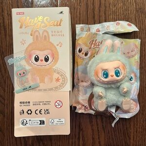 QUQU POP MART Labubu Have a Seat Vinyl Plush Keychain Blind Box
